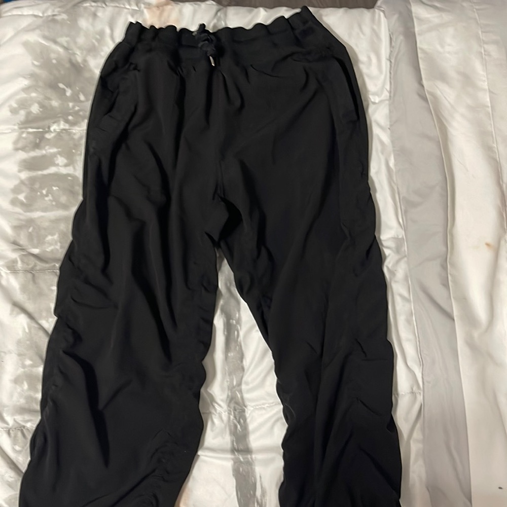 Black studio pants